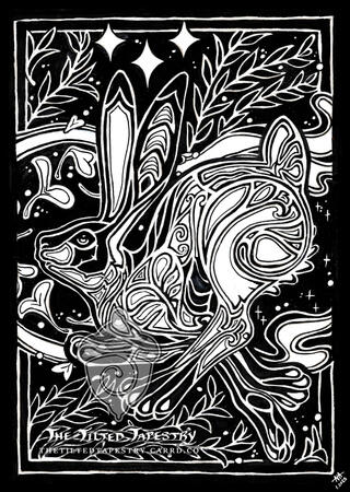 "Year of the Rabbit" 9" x 12" Ink on Paper