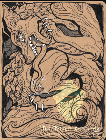 "Metum" 8" x 6" Ink & Alcohol Markers on Paper